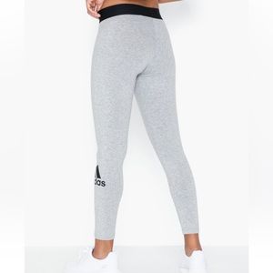 Adidas Light Grey Badge of Sports Tights